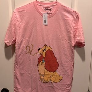 NWT Disney Lady and the Tramp Tee size M